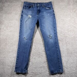 Levis 511 Jeans Mens 32X30 Denim Stretch Casual Preppy Distressed